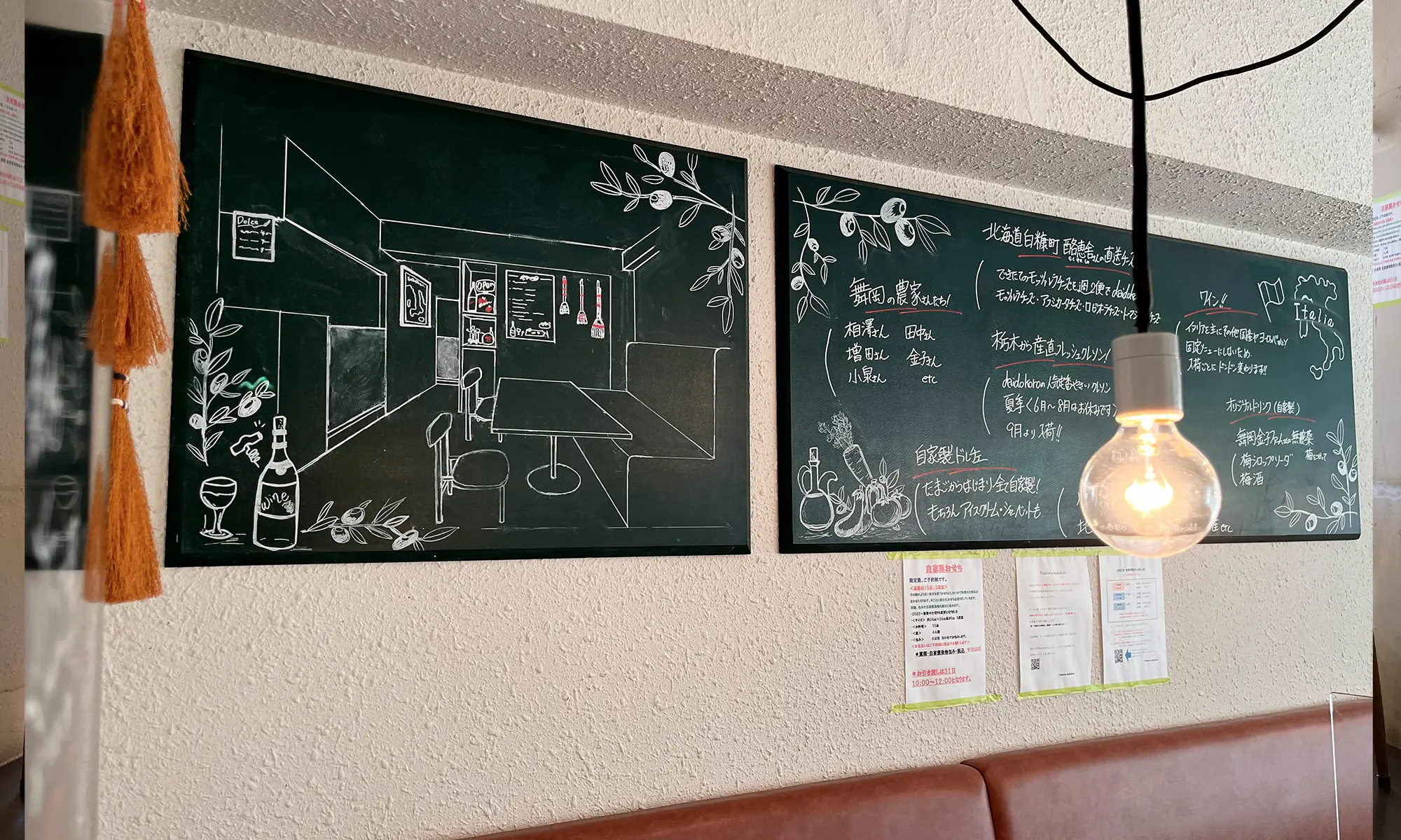 Trattoria daidokoro 店内